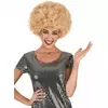 Blond afroparykk for voksne