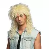 Adult blonde rock singer wig