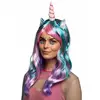 Long unicorn wig of dreams for women