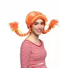 Orange wig for women