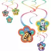 6 Paw Patrol papirspiraler 60 cm