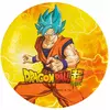 8 stk. 23 cm Dragon Ball Z-pappetallerkener