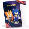 8 Sonic Prime invitasjonskort 10 x 15 cm