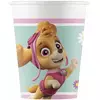 8 Paw Patrol Skye and Everest 200 ml cardboard cups