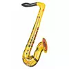 Yellow inflatable saxophone for adults
