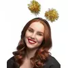 Adult gold pompom headband
