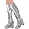Retro 60s silver overboots