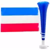 Football trumpet with French flag