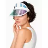Adult Black Iridescent Poker Player Visor