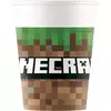 8 Minecraft 200 ml pappkopper