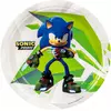 8 Sonic Prime små tallerkener 18 cm