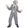 Beetlejuice-kostyme for menn, Størrelse: Medium/Large