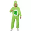 Berørende Grønn Omsorgsbjørn Kostyme for Voksne, Størrelse: X-Large