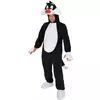 Klassisk Looney Tunes Sylvester-kostyme til voksne