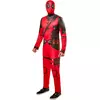 Voksen standard Deadpool-kostyme, Størrelse: Large