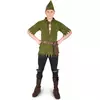 Men's suede-effect woodland man costume, Size: Medium