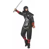 Sølv drage ninja-kostyme for menn