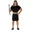 Black and gold pharaoh costume for men, Size: Large (52-54)