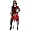 Voodoo-heksekostyme for kvinner, Størrelse: X-Small/Small