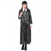 Wednesday Addams school uniform costume for women, Size: Large