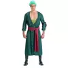 Zoro One Piece-kostyme til voksne, Størrelse: Large