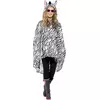 Sebraponcho for voksne