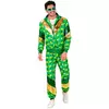 Voksen pluss størrelse St. Patricks Day Shamrock treningsdress, Størrelse: XX-Large