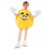Yellow candy costume for children