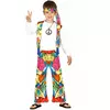 Barnas hippiekostyme med store blomster, Størrelse: 3–4 år (95–105 cm)