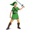 Klassisk Zelda Link-kostyme for barn, Størrelse: 10–12 år (137 – 149 cm)