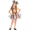 Little reindeer tutu costume for girls, Size: 3-4 years (110 cm)