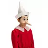 Pinocchio lateks halvmaske for voksne