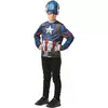 Captain America barnetrøye og maskesett