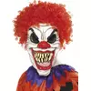 Adult Halloween Terrifying Red Hair Clown Mask