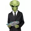 Voksen Alien-maske og hansker