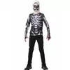 Fortnite Skull Trooper T-skjorte og balaklava for tenåringer, Størrelse: 13–14 år (153 – 164 cm)