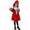 Classic Little Red Riding Hood costume for girls, Size: 7-9 years (120-130 cm)