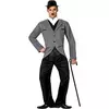 Men's street dancer charlot costume, Size: X-Large