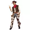 Classic cowboy costume for men, Size: Medium