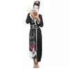 Black and white geisha costume for women, Size: Small