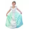 Blue princess costume for girls, Size: 7-9 years (120-130 cm)