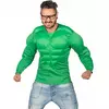 Adult green muscle shirt, Size: Large