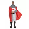 Medieval Crusader Knight Costume for Men, Size: XX-Large