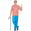 Men's Striped Hiker Costume, Size: Small