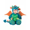 Dragekostyme til baby - Deluxe, Størrelse: 12–18 måneder (74–81 cm)