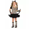 Leopard costume for girls, Size: 7-10 years (122-128 cm)