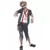 Zombie-skoleguttkostyme til gutter Halloween, Størrelse: 13–15 år