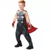 Thor™ animasjonsserie klassisk kostyme til barn, Størrelse: 7–8 år 122–128 cm)