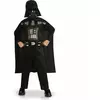 Klassisk Darth Vader Star Wars guttekostyme, Størrelse: 5–6 år (110 – 116 cm)