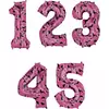 Minnie number foil balloon 66 cm, Size: 5